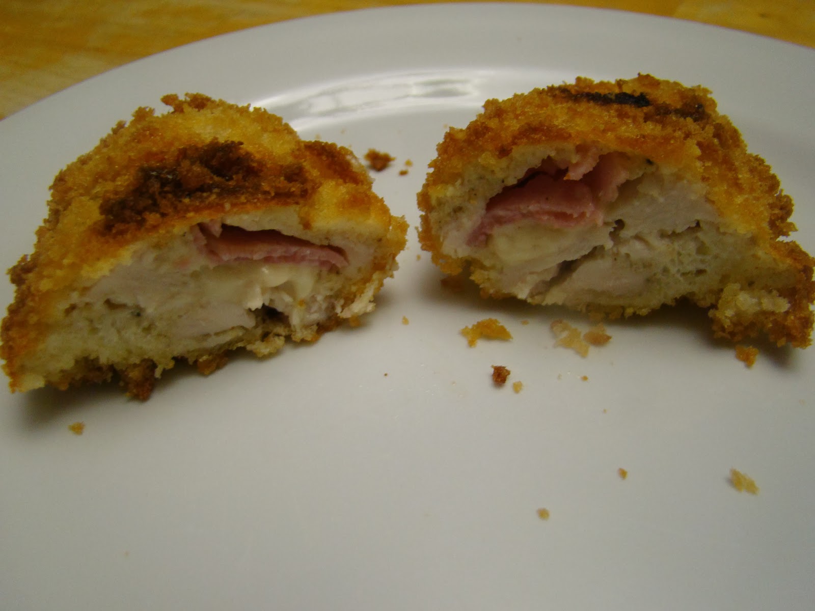HRM CREATIVE BBQ: Cordon blue chicken popcorn chunks