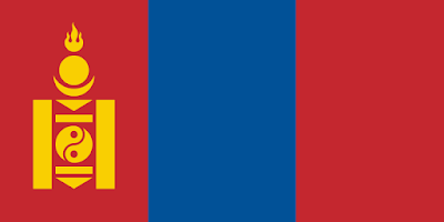 Bendera Negara Mongolia Kawasan Asia Timur