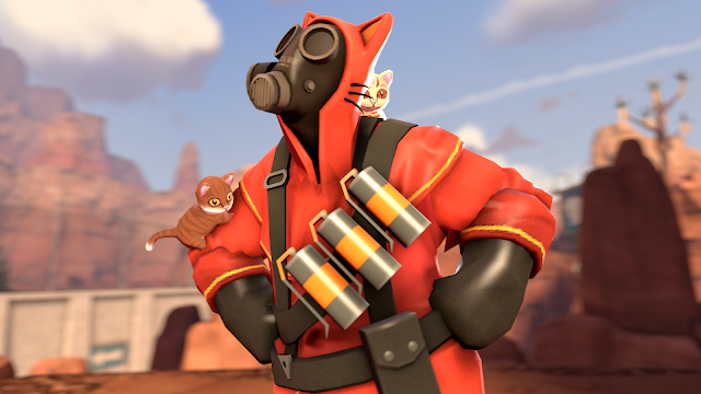 Pyro, The Cat loadout fashion Team Fortress 2