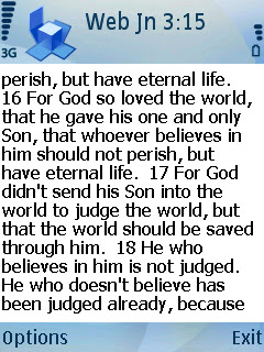 Biblereader screenshot