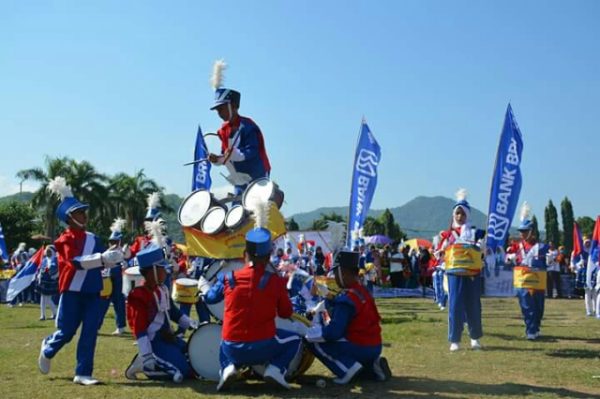 BRI Bima Gelar Lomba Marching Band