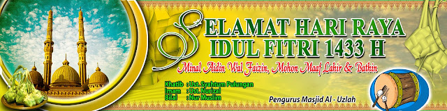 Contoh Banner Idul Fitri