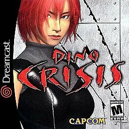 Dino Crisis Sega Dreamcast horror game cover art