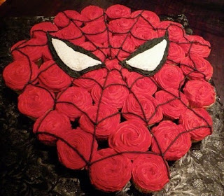 Cupcake - Decoração de festa Infantil do Homem Aranha