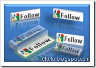 Ilustrasi Tombol Follow Blogger