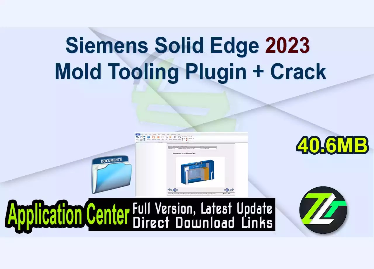 Siemens Solid Edge 2023 Mold Tooling Plugin + Crack