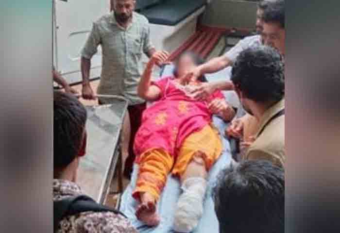 Kannur, News, Kerala, Accident, Train, Woman, Railway track, Fall, Injured, Woman injured when fall on the railway track.