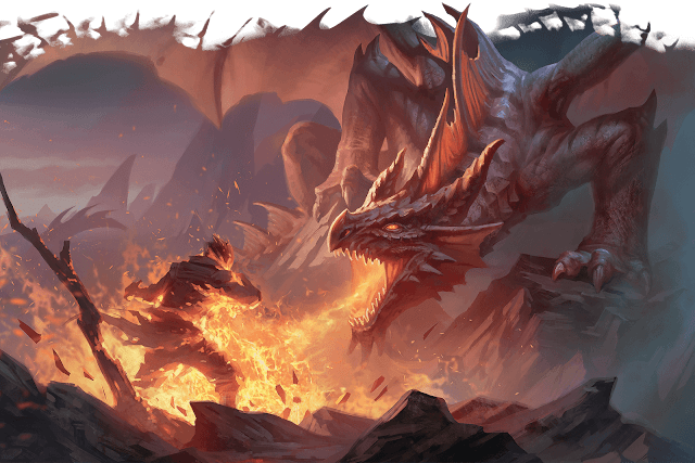 Reseña D&D - Fizban's Treasury of Dragons - Rojo Gran Wyrm