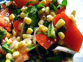 Indian-Style Tomato and Corn Salad