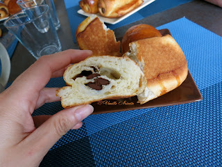 Pain au chocolat brioché préparation