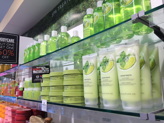 The Body Shop Middlesbrough Seize the Summer Virgin Mojito