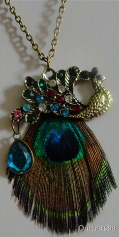 Peacock necklace (5)