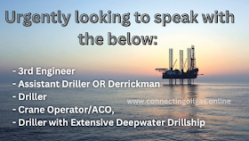  Urgently looking to speak with the below: