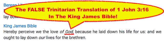1 John 3:16 In The King James Bible!