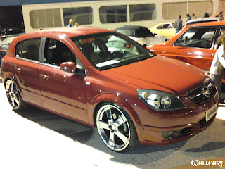 astra gt vermelho rodas cromadas