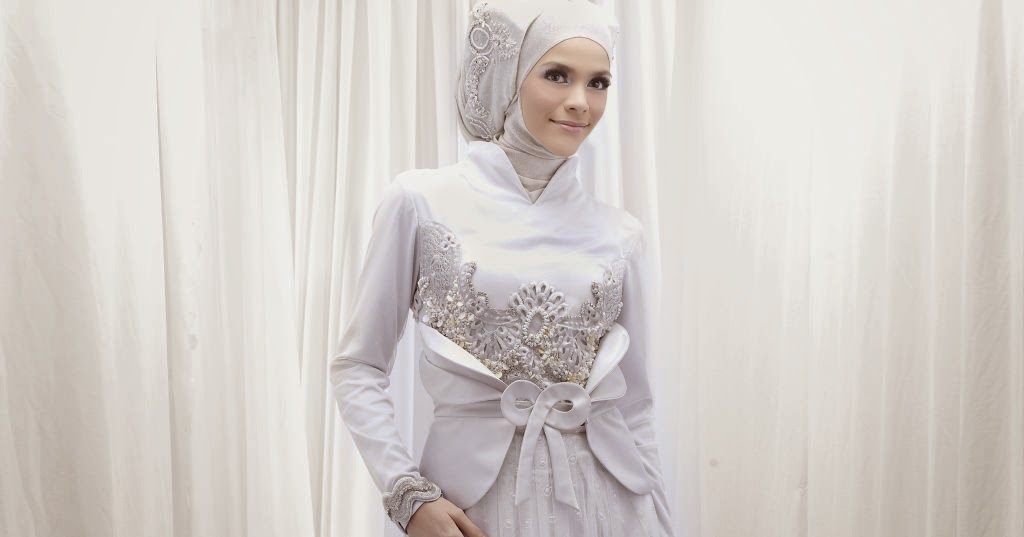Kerudung Cantik Untuk Gaun Pengantin Muslimah
