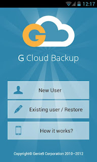g cloud backup android