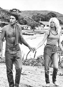 Brigitte Bardot e Bob Zagury em Búzios - RJ