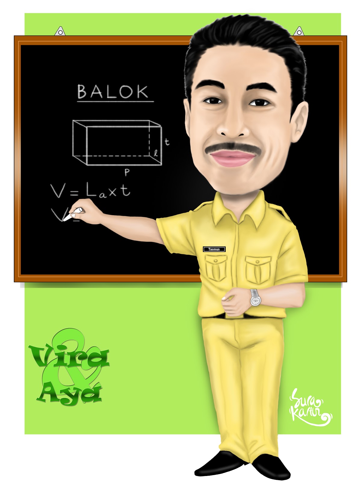 Gambar Kartun Bapak Guru Keren Bestkartun