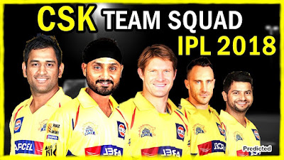 Chennai Super Kings Squad IPL 11 2018 Full Team Celebration