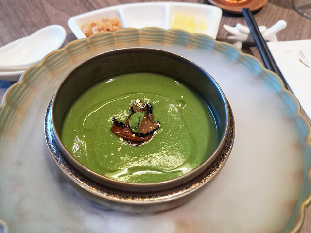 绿藻枝豆浓汤