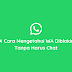 4 Cara Mengetahui WA Diblokir Tanpa Harus Chat