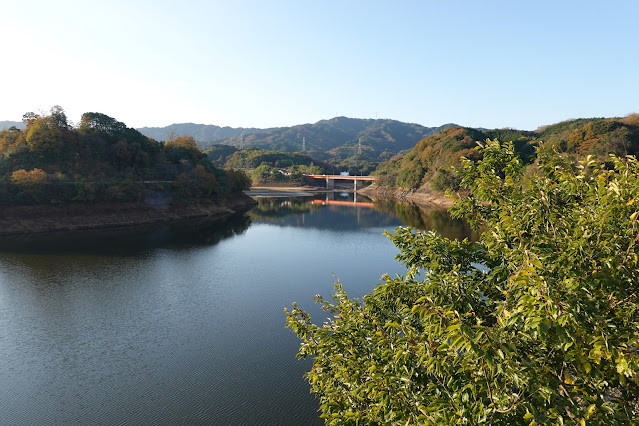 鳥取県西伯郡南部町下中谷 上長田大橋からの眺望
