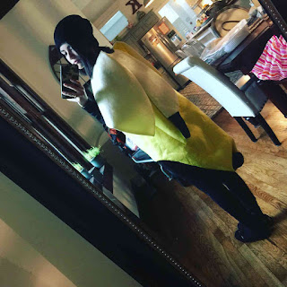 Lucy hale (Aria on PLL) as banana for Halloween