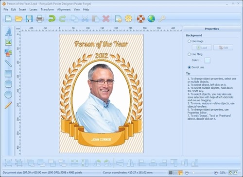 RonyaSoft Poster Designer (Poster Forge) v2.01.46 with Key