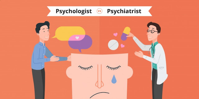 Cili është ndryshimi midis një psikologu dhe një psikiatri?