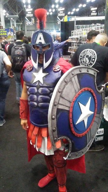 Cosplay Espartano Capitán América