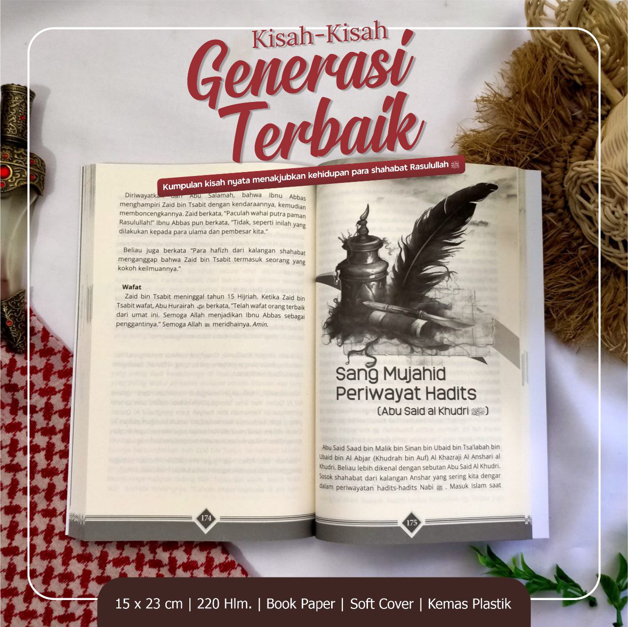 Buku Kisah-kisah Generasi Terbaik Media Tashfiyah