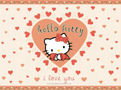 Hello Kitty-Orange-Hello Kitty-Orange Wallpeper-Kitty-Orange