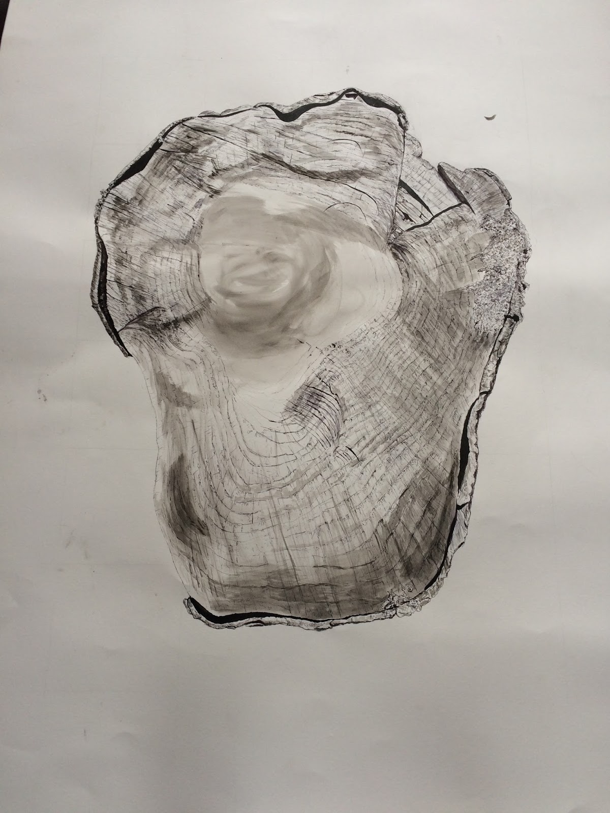 Art Project || Drawing a Tree Stump