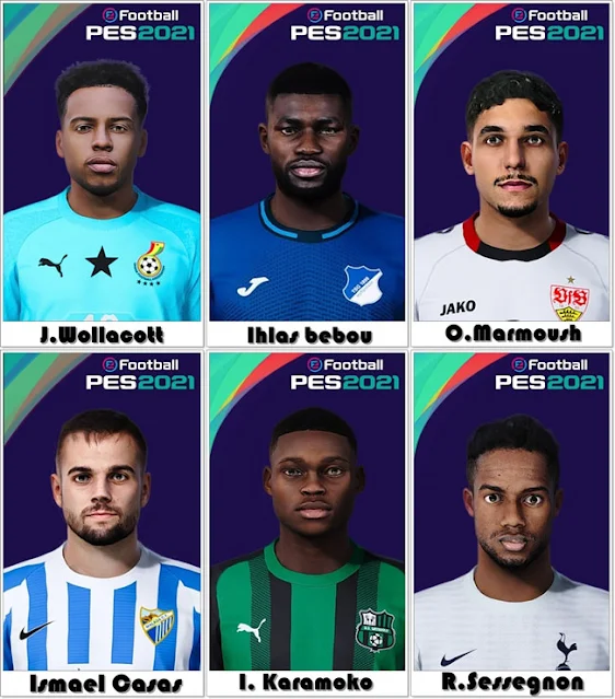 MiXed Facepack V19 2022 For eFootball PES 2021