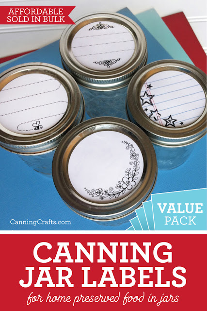 Affordable Value Pack Canning Labels sold in bulk