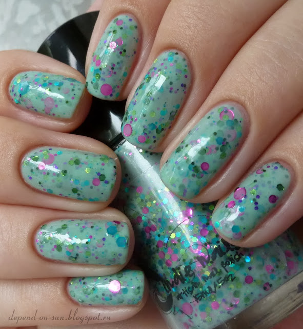 Jindie nails Princess breath