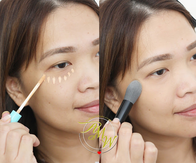 a photo of askmewhats using Happy Skin Bye Bye Blues Brightening Concealer Review 