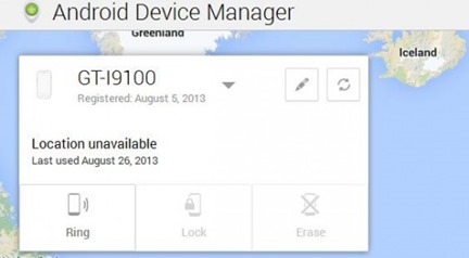 Find Lost Phone with Android Device Manager