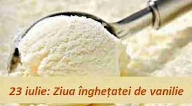 23 iulie: Ziua înghețatei de vanilie