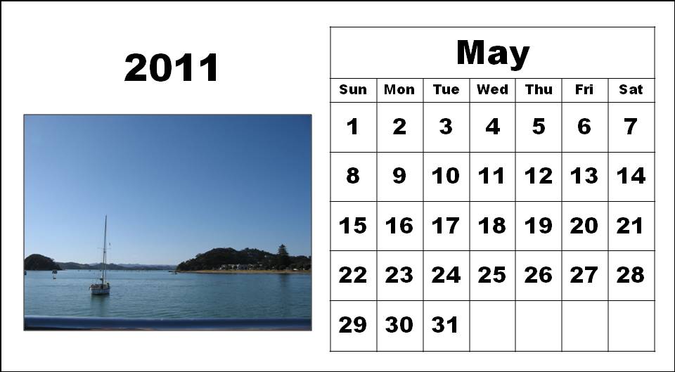 modelo curriculum06. may calendar 2011 template.