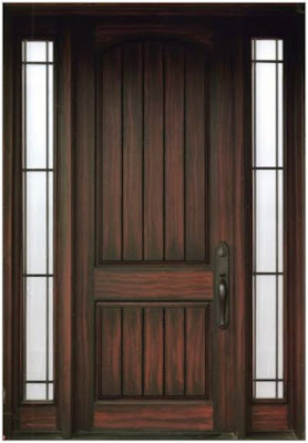 model pintu kayu jati terbaru minimalis