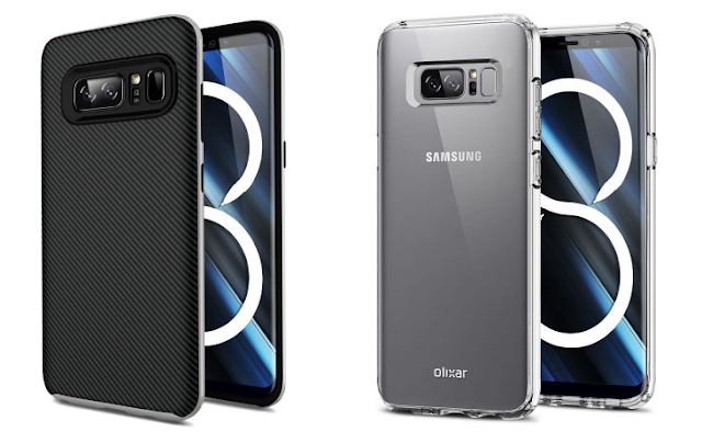 Galaxy Note 8 case render leaks, shows off horizontal dual-camera setup