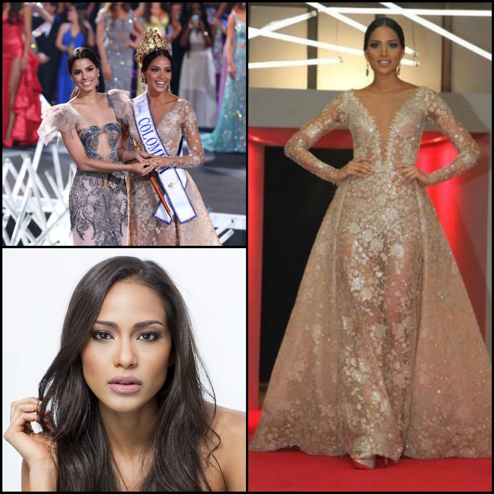 Nick Verreos: SASHES AND TIARAS.....Miss Colombia Universe 2015-2016:  EVENING GOWN RECAP