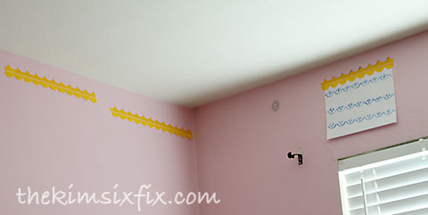 How wide to paint border