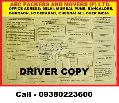 packers movers bill in chennai