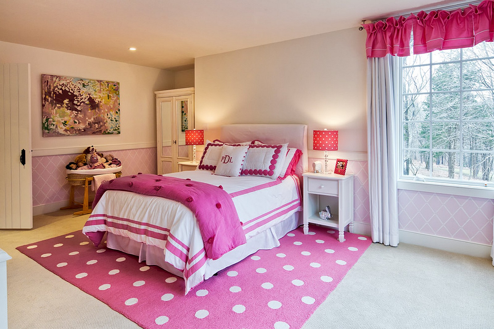 83 Kamar Tidur Anak Perempuan Minimalis Warna Pink Yang 