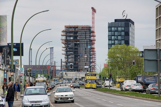 Baustelle LIVING LEVELS direkt an der Spree, Mühlenstraße 24, 10243 Berlin, 11.04.2014