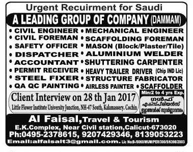 Jobs in Kingdom of Saudi Arabia