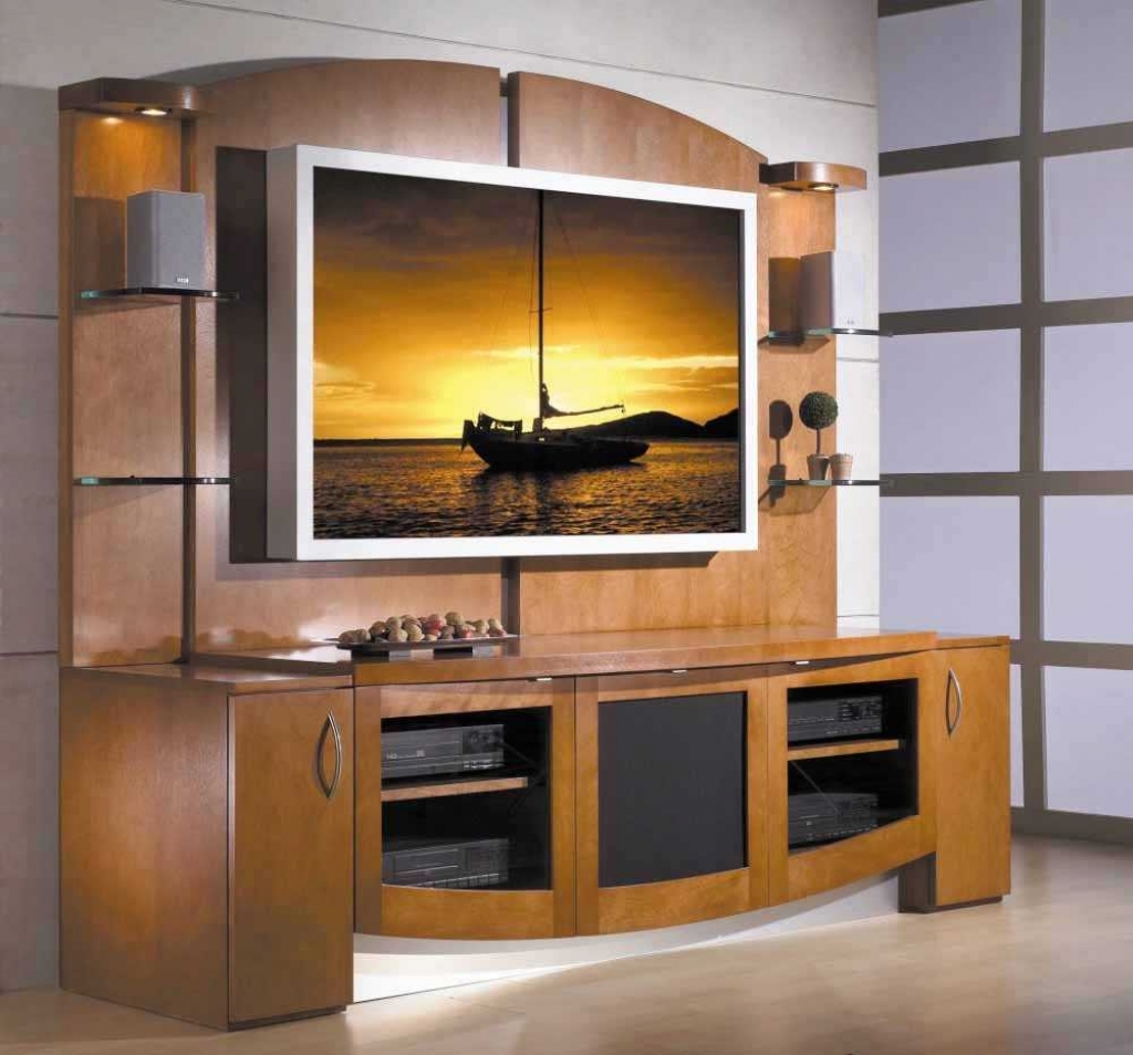 100 Model Keren Rak  TV  Minimalis Modern Rumahku Unik 